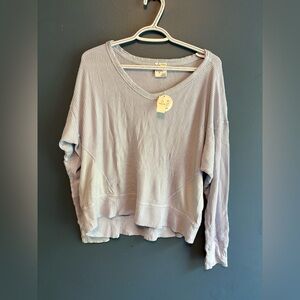 NWT OFFLINE By Aerie Wow! Waffle Oversized T-Shirt XS